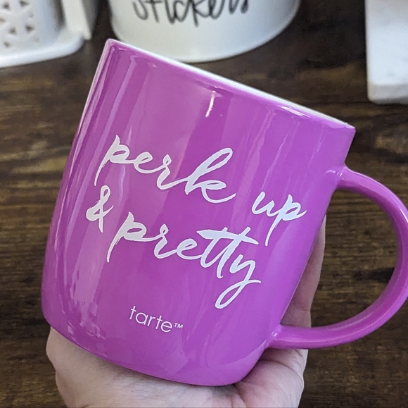 Tarte Cosmetics Perk Up & Pretty Coffee Mug Like New! - Picture 10 of 10